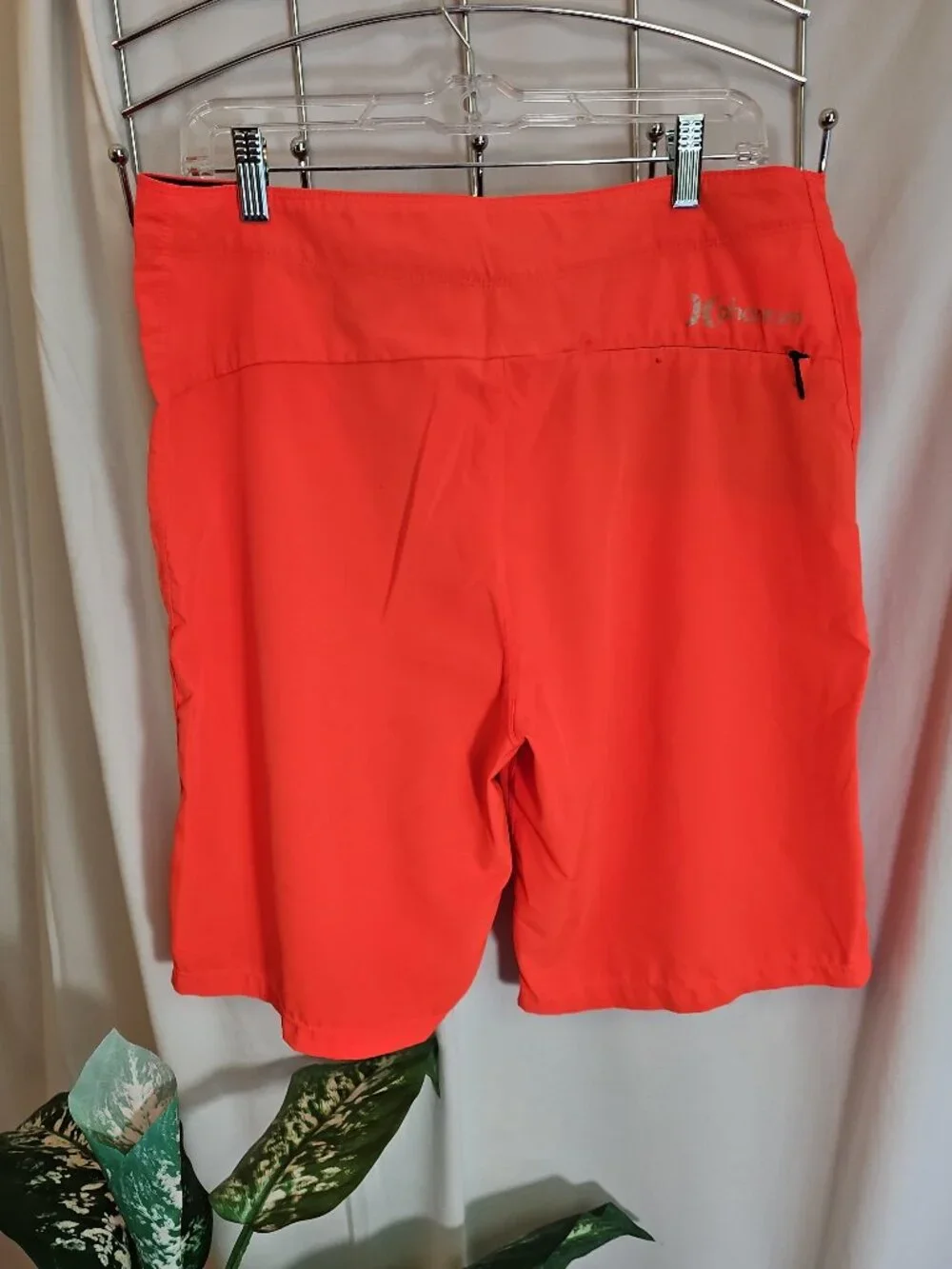 Hurley Phantom Board Shorts Men's 32 Red Swim Trunks Drawstring Pockets Beach